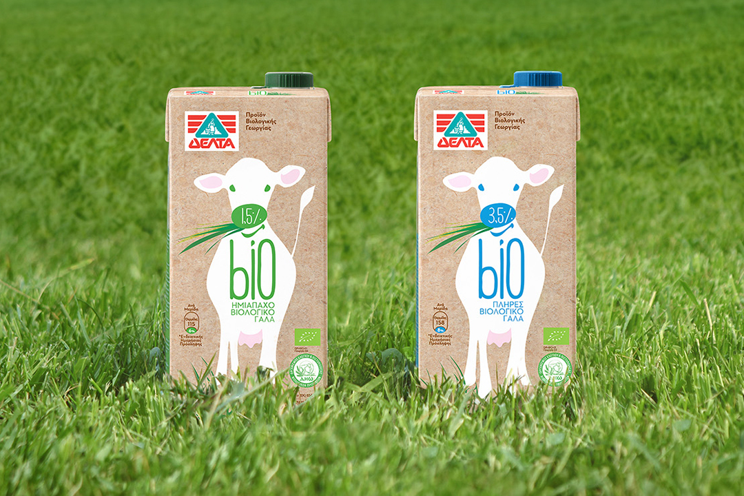 Delta bio organic milk